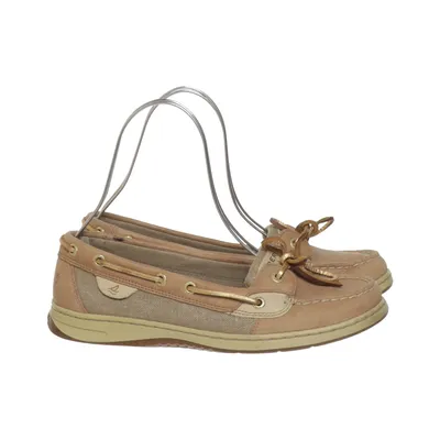 Chaussures de bateau (Beige) de Sperry Top Sider Coton, Cuir