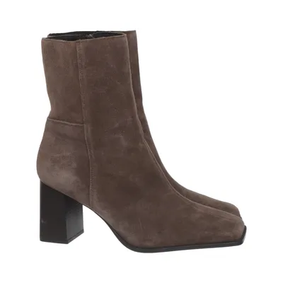Heeled boots (Brown) from Pull & Bear Collection