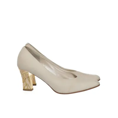 Pumps (Beige, Guldfärgad) från Baron
