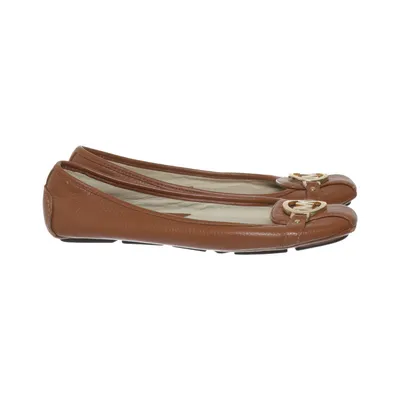 Ballerina's (Bruin) van Michael Kors Leer