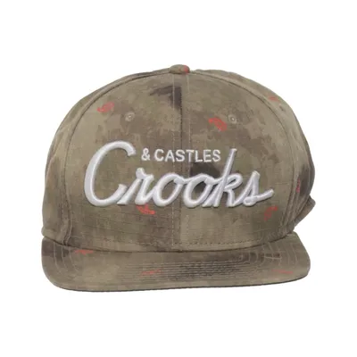 Casquette de baseball (Marron, Multicolore) de Crooks & Castles Coton, Polyester
