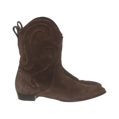 Cowboyboots (Brun) från Shoohs Skinn