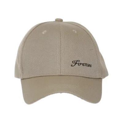 Honkbalpet (Beige) van Firenze Katoen, Polyester