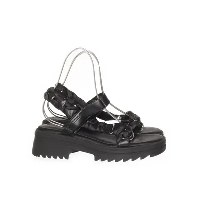 Sandals (Black) from Tamaris Faux leather