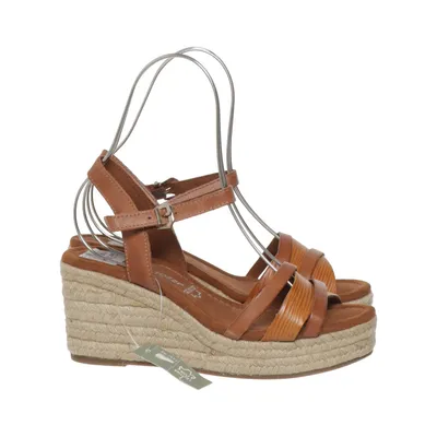 Chaussure compensées (Marron) de Marco Tozzi Cuir