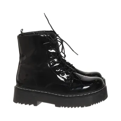 Laced boots (Black) from Duffy Leather