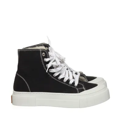 Canvas shoes (Black, White) from Good News