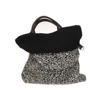 Handväska (Svart, Vit) från KuSan Accessories Polyester, Ull