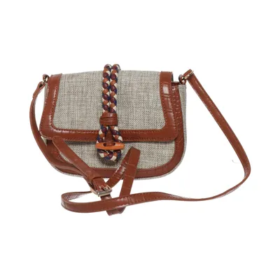 Shoulder-bag (Beige, Brown) from Bijou Brigitte Polyester, Polyurethane