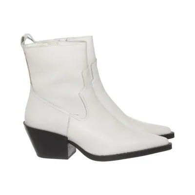 Cowboyboots (Vit, Svart) från Mango