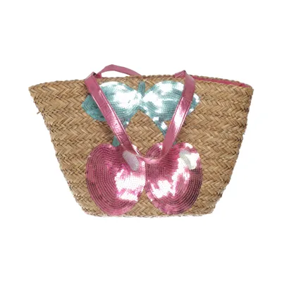 Strandtaske (Beige, Pink, Turkis) fra Pacha Ibiza