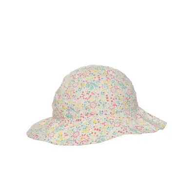 Bucket hat (White, Multicolored) from Petit Bateau Cotton