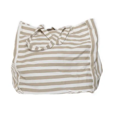 Strandväska (Beige, Vit) från H&M Home Bomull