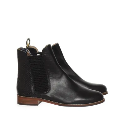 Chelsea boots (Black) from Joules Leather