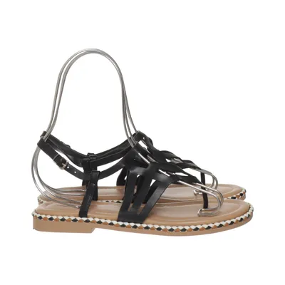 Gladiator-Sandalen (Schwarz, Beige) von Juno
