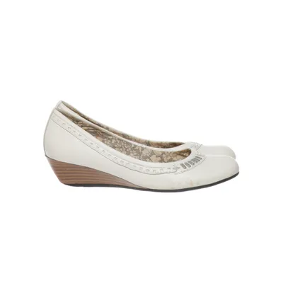 Wedges (White, Brown) from Pedaq Leather