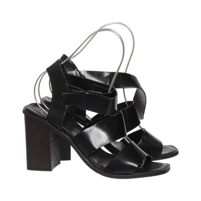 High heel sandals (Black) from Lorenzo