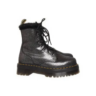 Snørestøvler (Sort, Sølv) fra Dr. Martens Læder