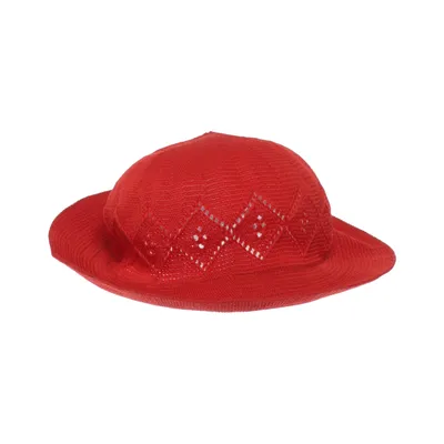 Bucket hat (Rood) van Rizzo Polyester