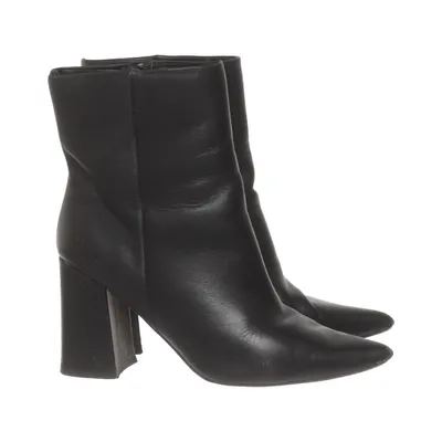 Støvletter (Ankle Leather Boots-V05274) fra NA-KD Læder