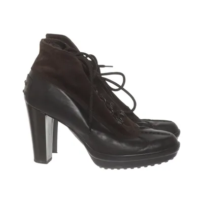 Heeled boots (Black, Brown) from Tod's