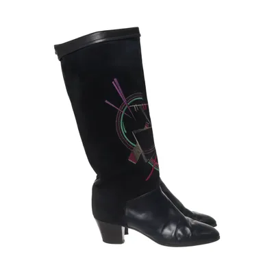 Bottes (Bleu) de Pollini Cuir