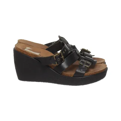 Wedges (Black) from Mohino Leather