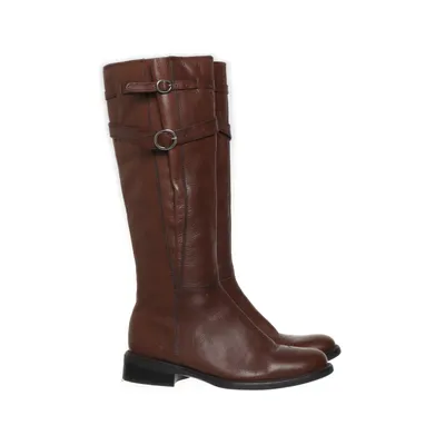 Boots (Brown) from Alessia Polyester