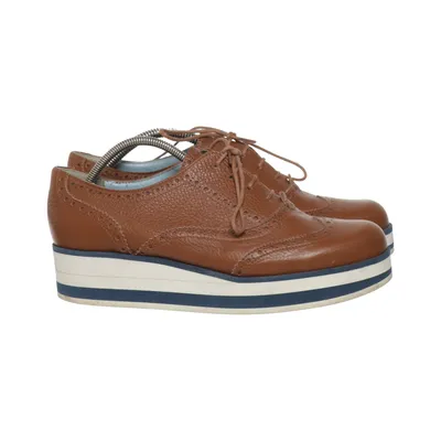 Brogues (Brun, Hvid, Blå) fra Studio Pollini Læder