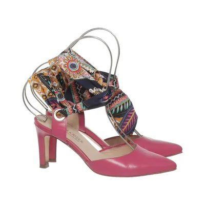 High heel sandals (Pink, Multicolored) from Peter Kaiser Leather