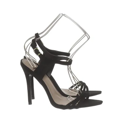 High heel sandals (Black) from Qupid