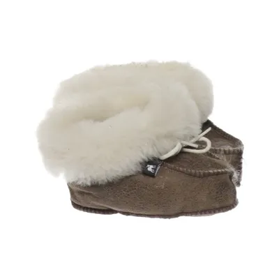 Baby booties (Brown) from Peer of Sweden Leather, Wool