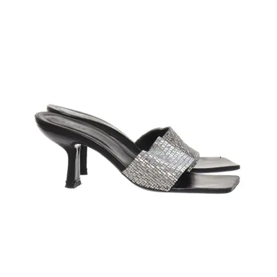 Mules (Svart, Silverfärgad) från By Far Skinn