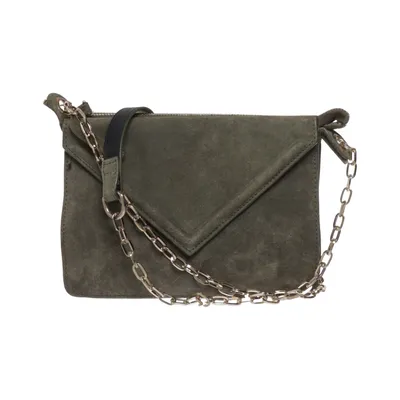 Schoudertas (Groen) van Zara Woman Leer