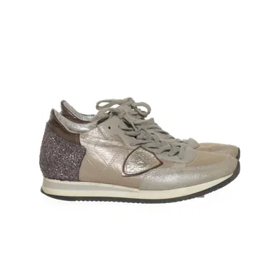 Sneakers (Gray, Beige, Silver) from Philippe Model