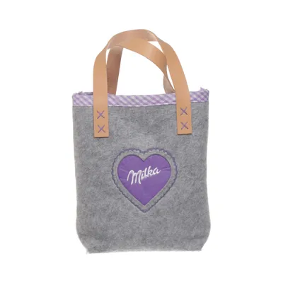 Handbag (Gray, Purple) from Milka