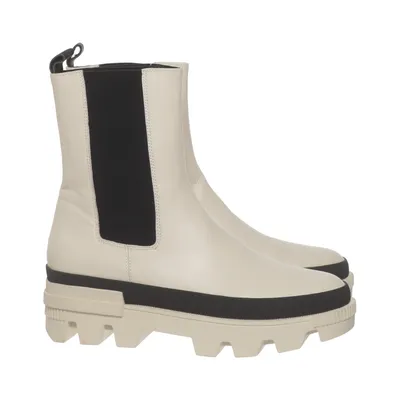 Chelsea boots (Beige, Sort) fra Bibi Lou