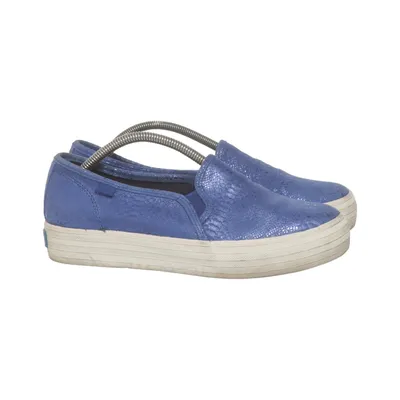 Chaussures d'été en toile (Bleu) de Keds Cuir
