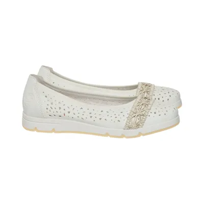Ballerines (Blanc) de Rieker Antistress Polyuréthane