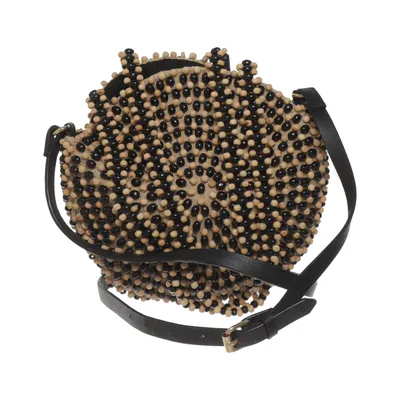 Skuldertaske (Beige, Sort, Flerfarvet) fra Zara Basic Collection