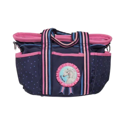 Handbag (Blue, Pink, Multicolored) from Miss Melody Polyester