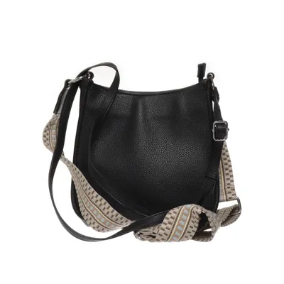 Axelremsväska (Svart, Beige, Flerfärgad) från Adax