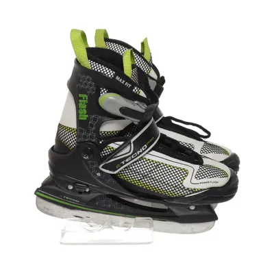 Patins à glace (Noir, Blanc, Vert) de Tecno Pro