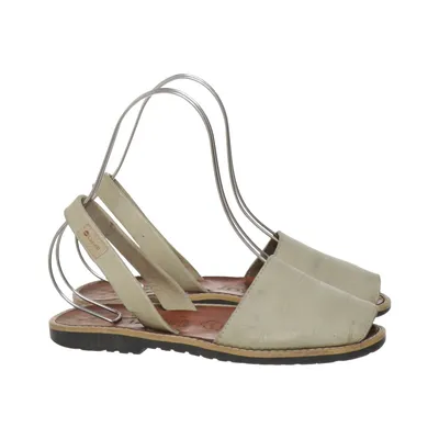 Sandales (Beige, Marron) de Castell Cuir