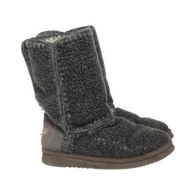 Bottes (Gris) de Mou Cuir