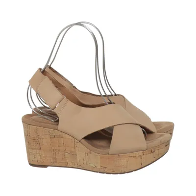 Chaussure compensées (Beige) de Clarks Artisan Cuir