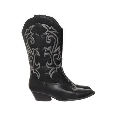 Cowboy boots (Black, White) from ASOS