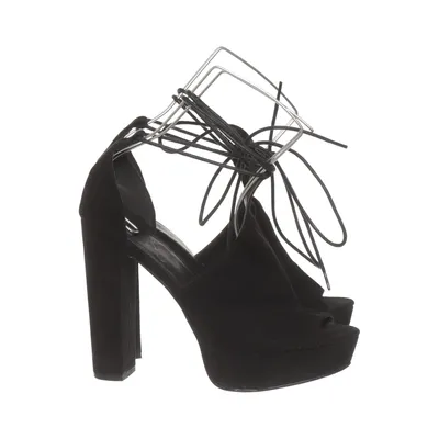 Højhælede sandaler (Sort) fra Charlotte Russe