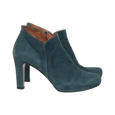 Heeled boots (Blue) from Si Leather