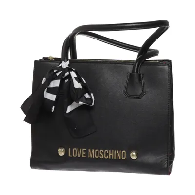 Handväska (Svart, Vit) från Love Moschino